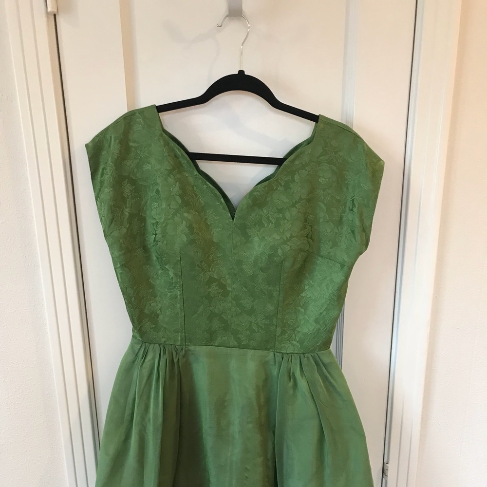 Vintage Green with Envy cocktail dress